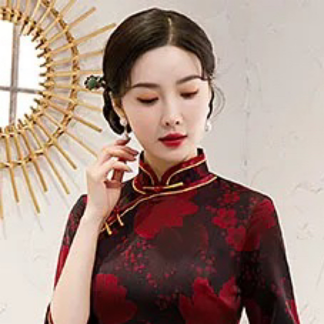 9066-新中式绝美旗袍夏季气质高端民国风日常可穿晚礼服老上海