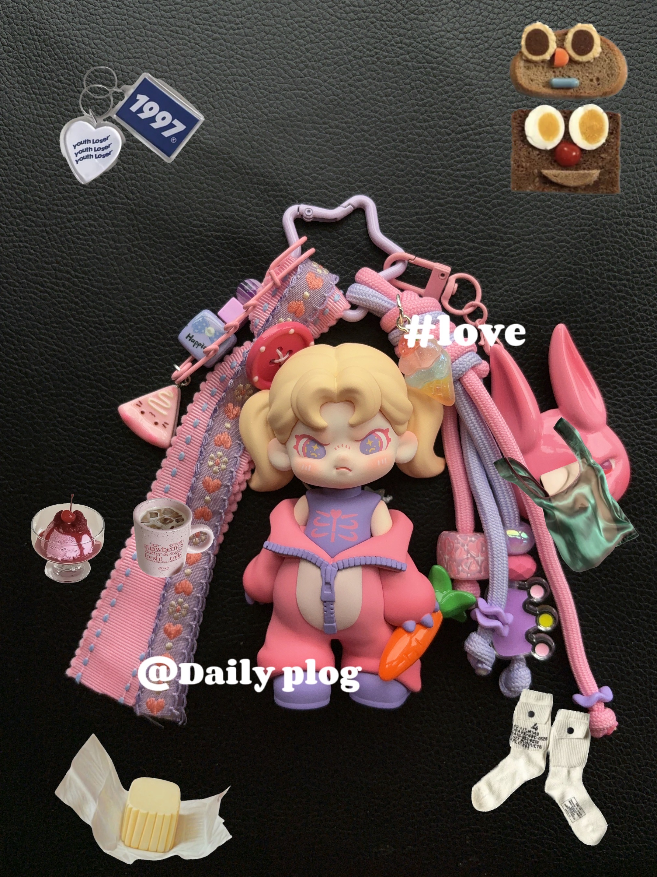 正版娃手工定制diy车挂，包挂