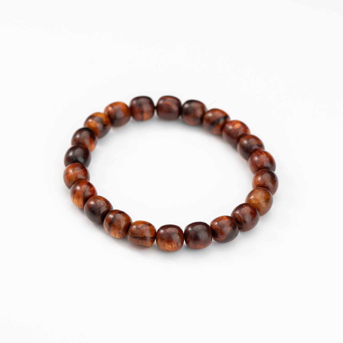 海南黄花梨8*8mm老型珠单圈手串素串