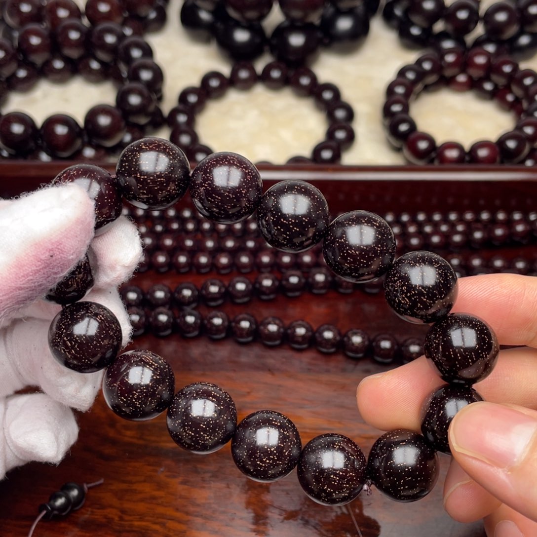 檀香紫檀（小叶紫檀）1.5小爆满金星