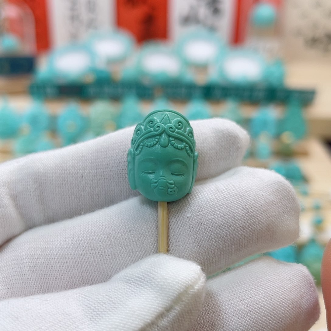 绿松石珠宝奇石未镶嵌