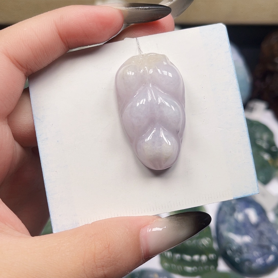 翡翠未镶嵌颈饰天然