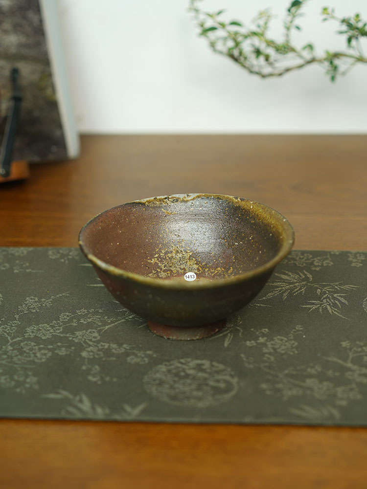 伊禾集物 日本备前烧手工匠人黑川元晴 碗 餐具 1413#
