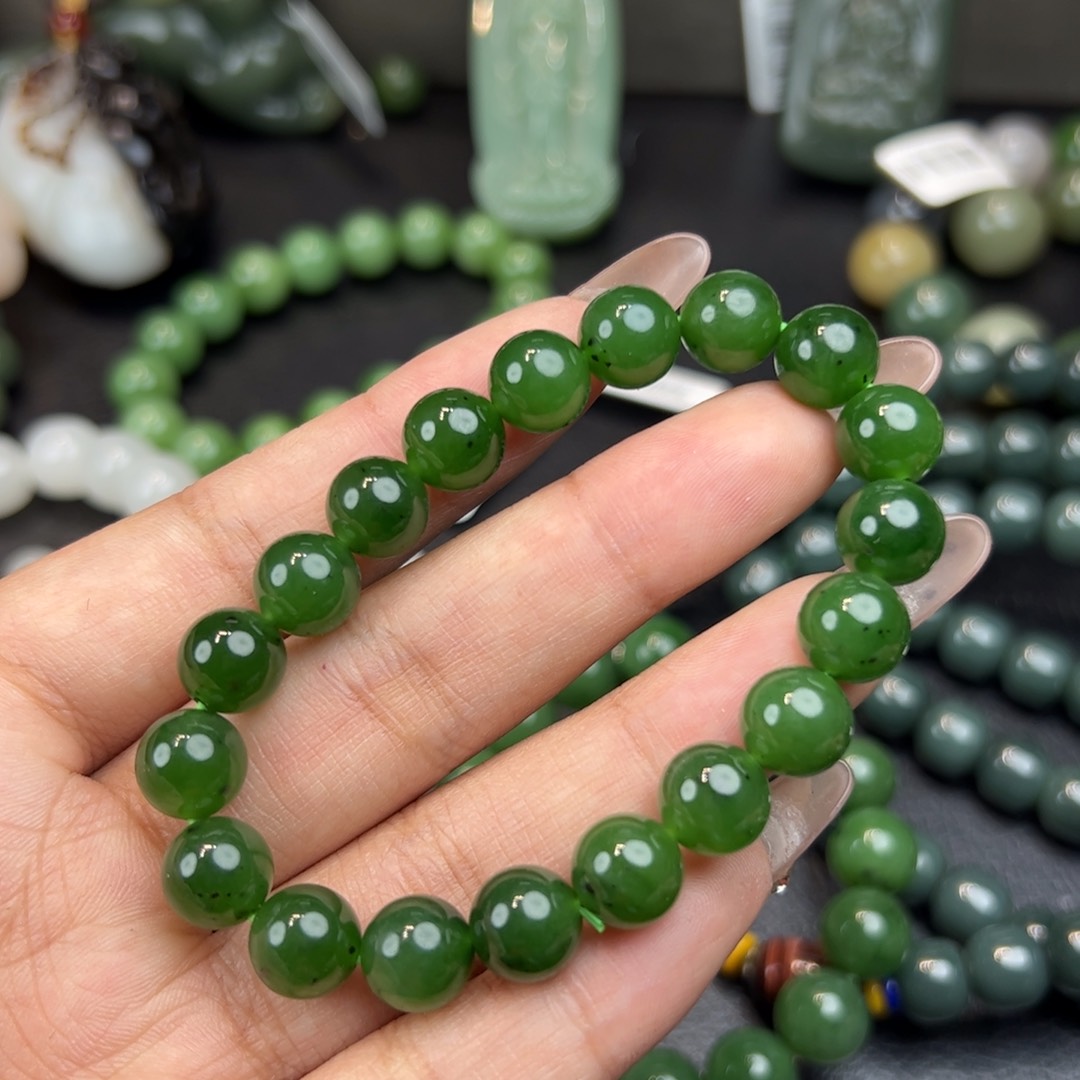 和田玉手串未镶嵌