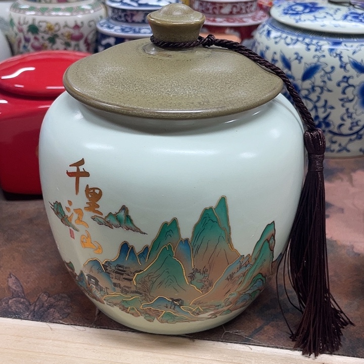 陶瓷罐茶叶罐密封罐储物罐