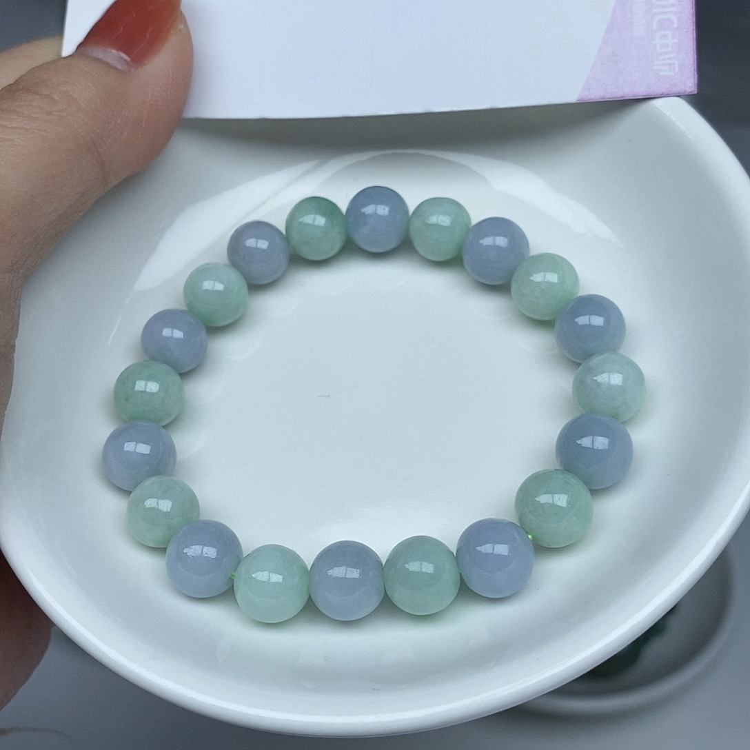 翡翠手串未镶嵌半**雨多样性发货