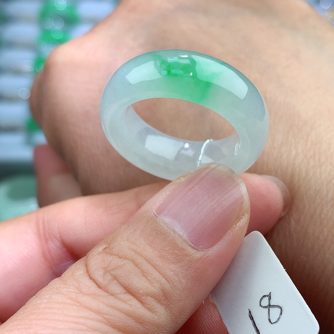 未镶嵌戒指翡翠18号
