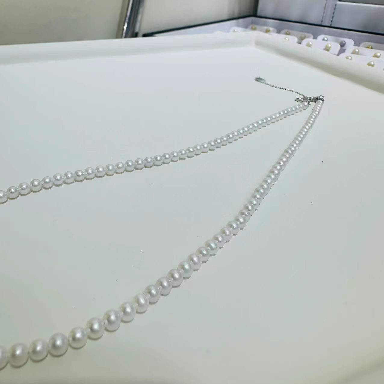 非金属仿珍珠吊坠 气质款时尚百搭项链【顺丰包邮】【17854哎呦家】