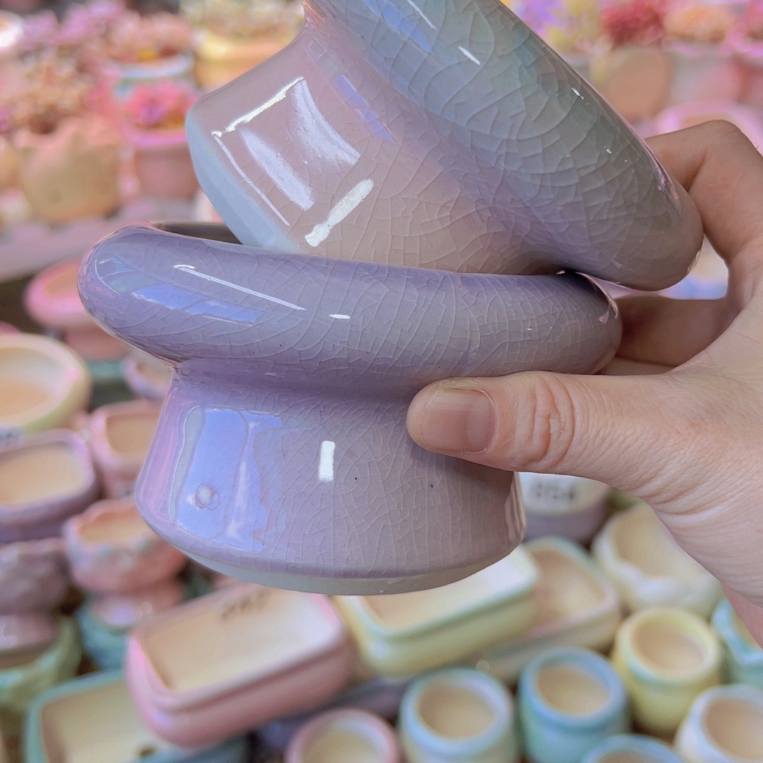 陶瓷花盆当场凑满12包邮