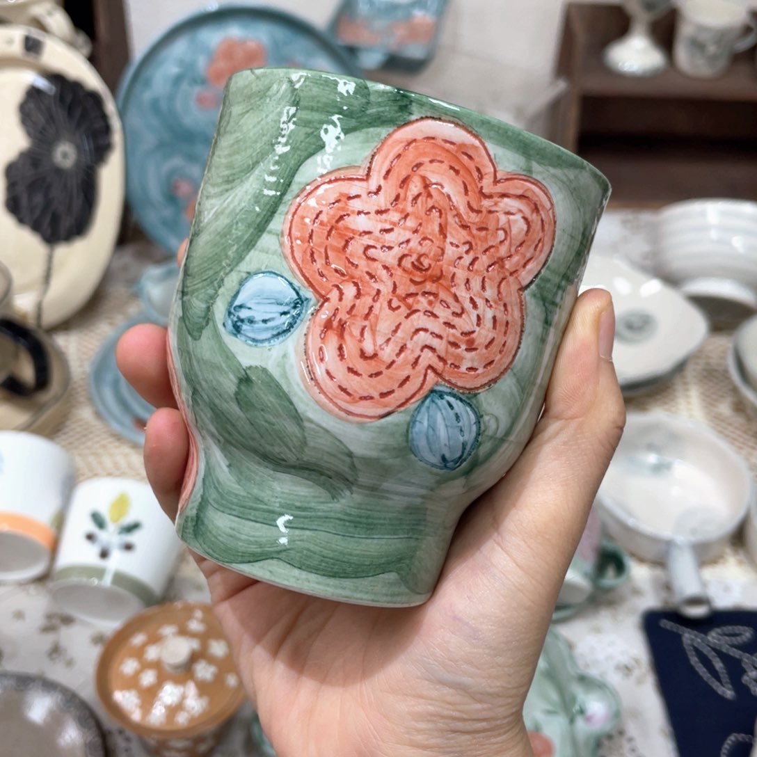 摆件景德镇手工陶瓷杯