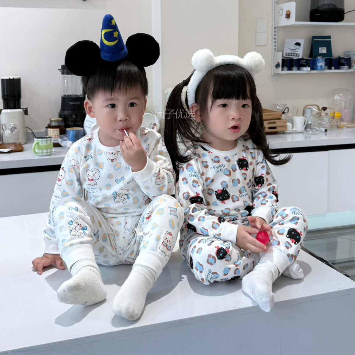 新疆长绒棉高腰护肚套装