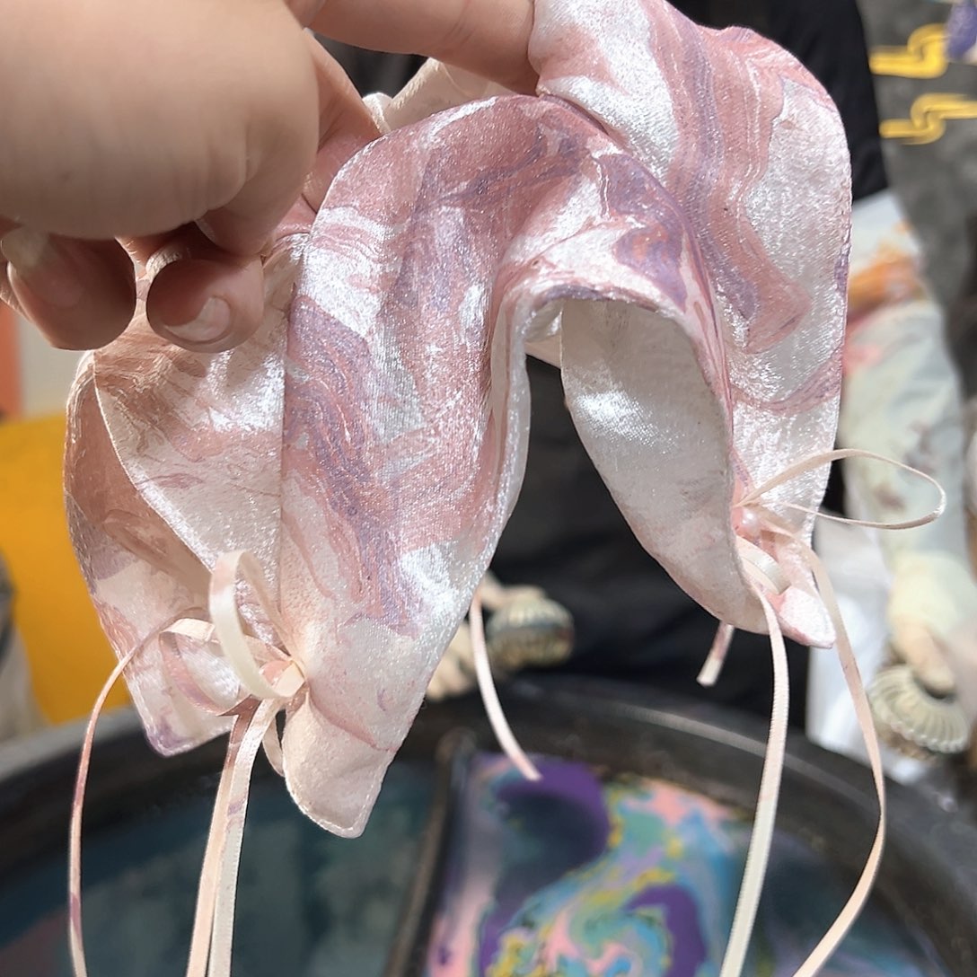 400新款方巾粉紫