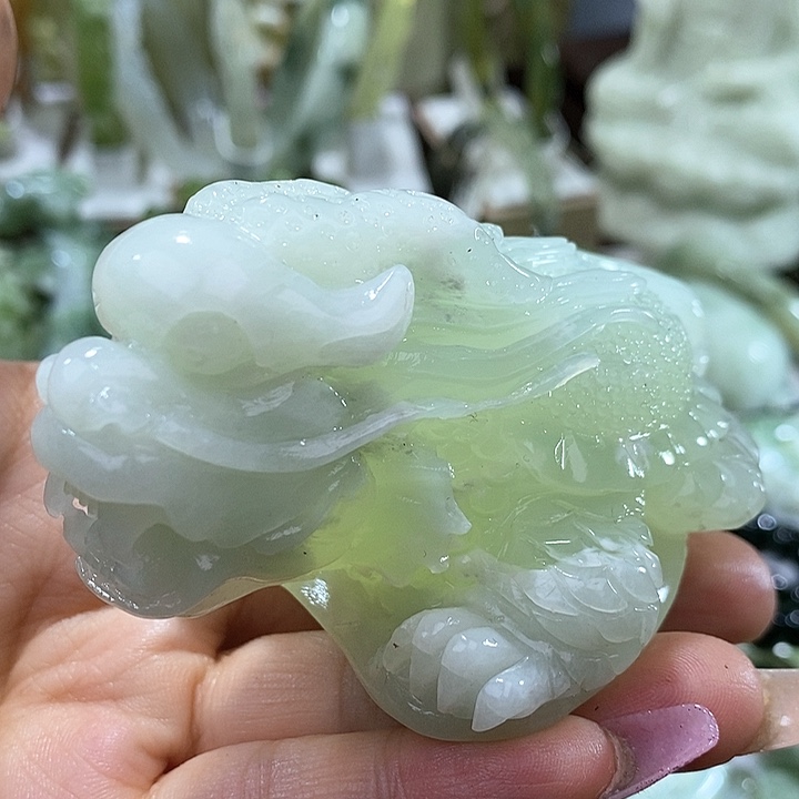 岫玉岫玉手把未镶嵌