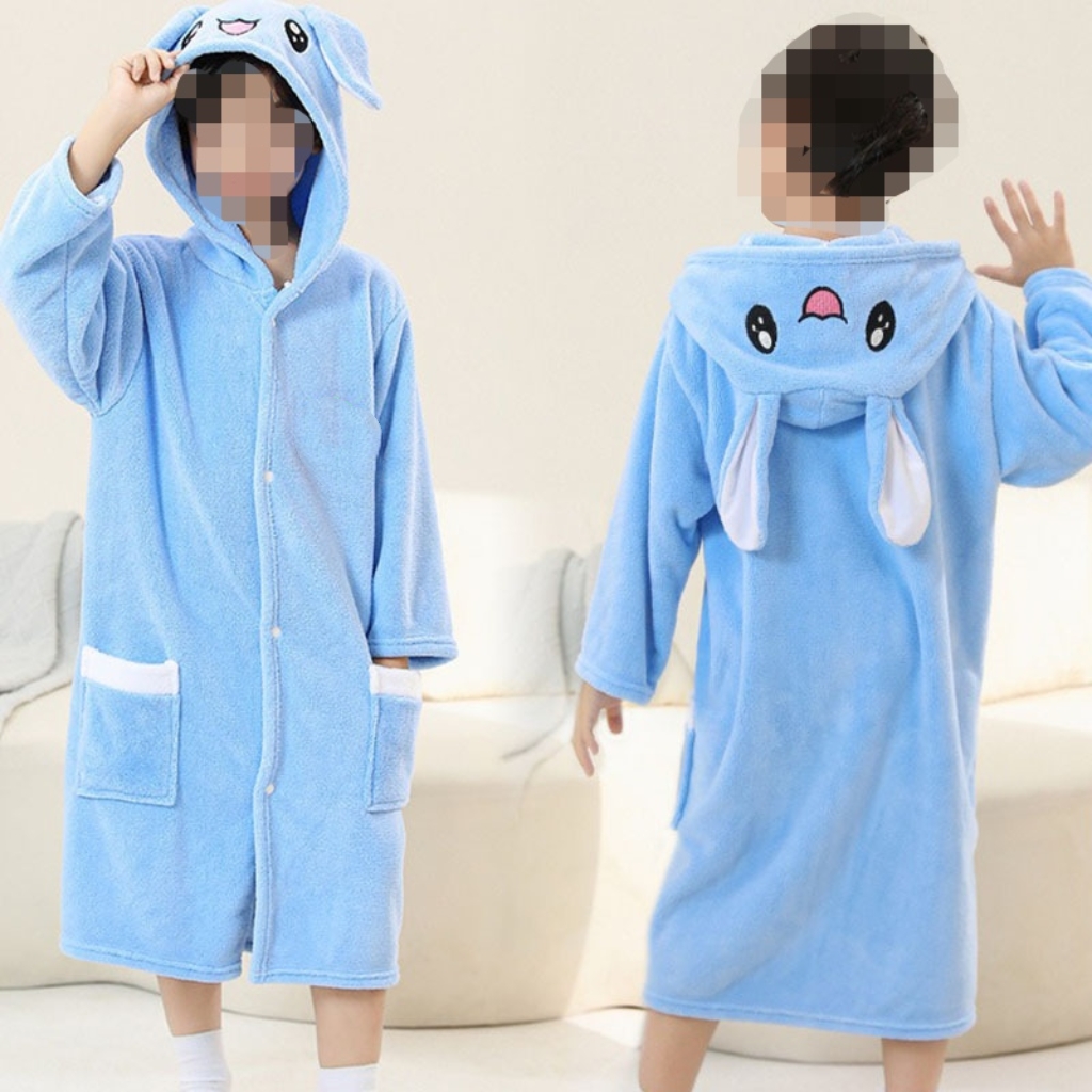 小宝洗澡浴袍卡通可爱超柔吸水家用不掉毛