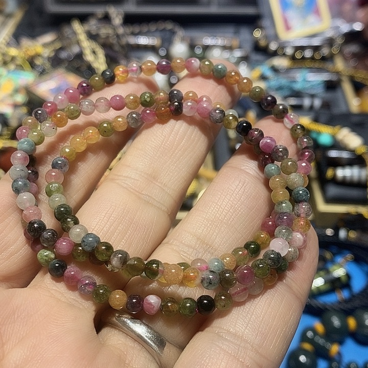 烟晶手链未镶嵌89号