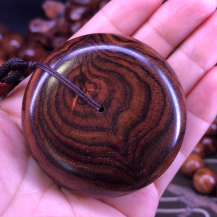 【闪购商品】黄花梨/降香黄檀手串/手链5.8大平安扣