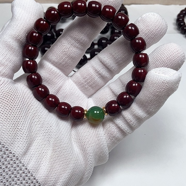 橄榄核手串鱼****猴头手串