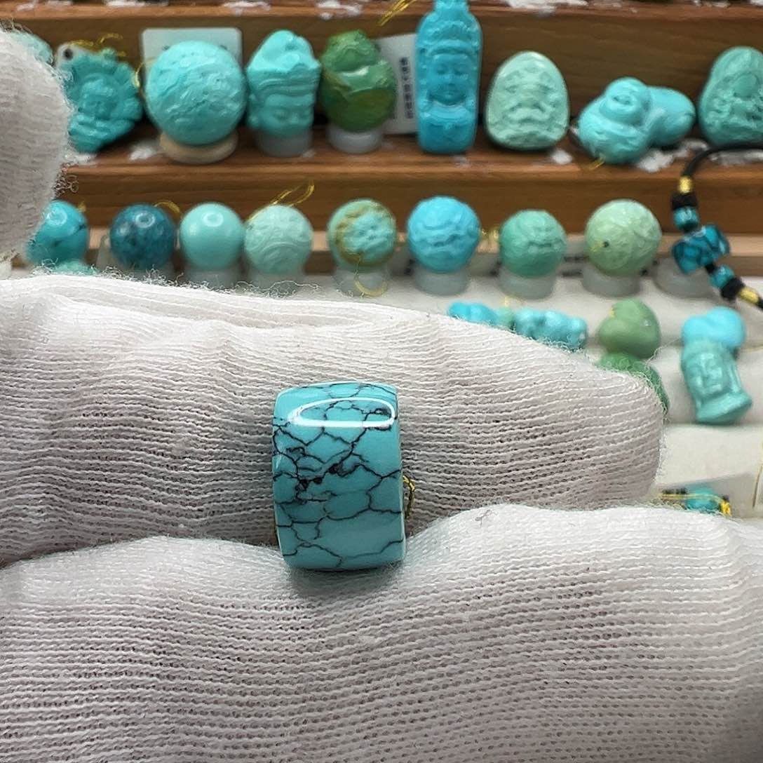 绿松石直切珠 未镶嵌