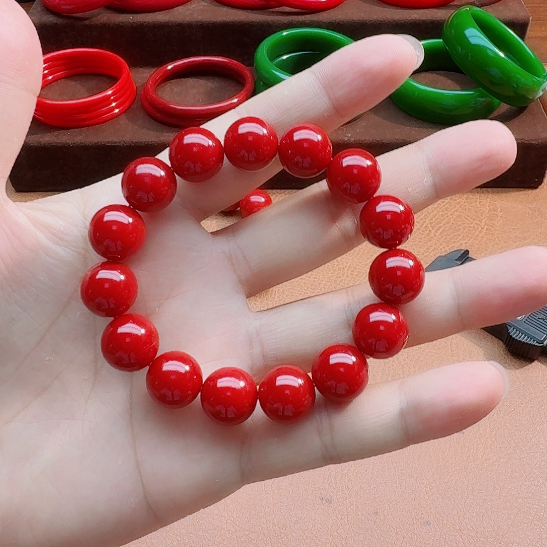 大理石磁石全品 14mm 手串