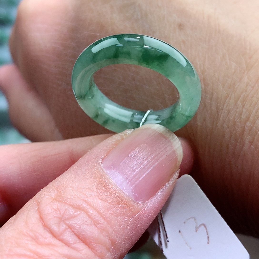 未镶嵌戒指翡翠13号