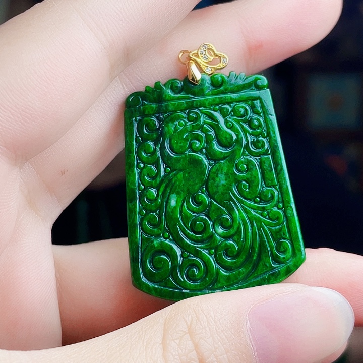 翡翠银S925镶嵌颈饰多样性