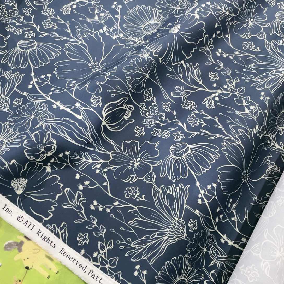 一米价纯棉50支加密斜纹1.5米宽果子布艺地卷