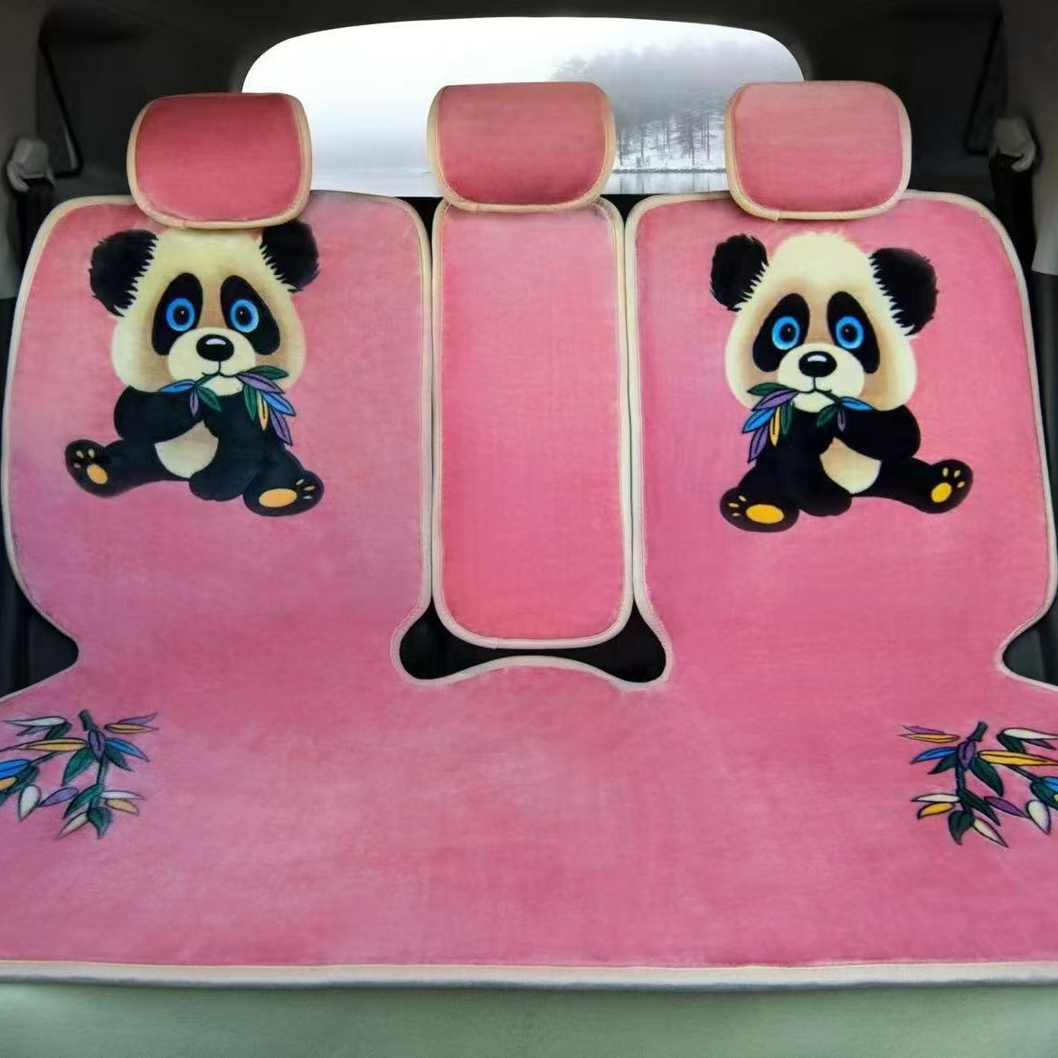 四季通用汽车坐垫混纺短绒全包围防滑保暖车垫