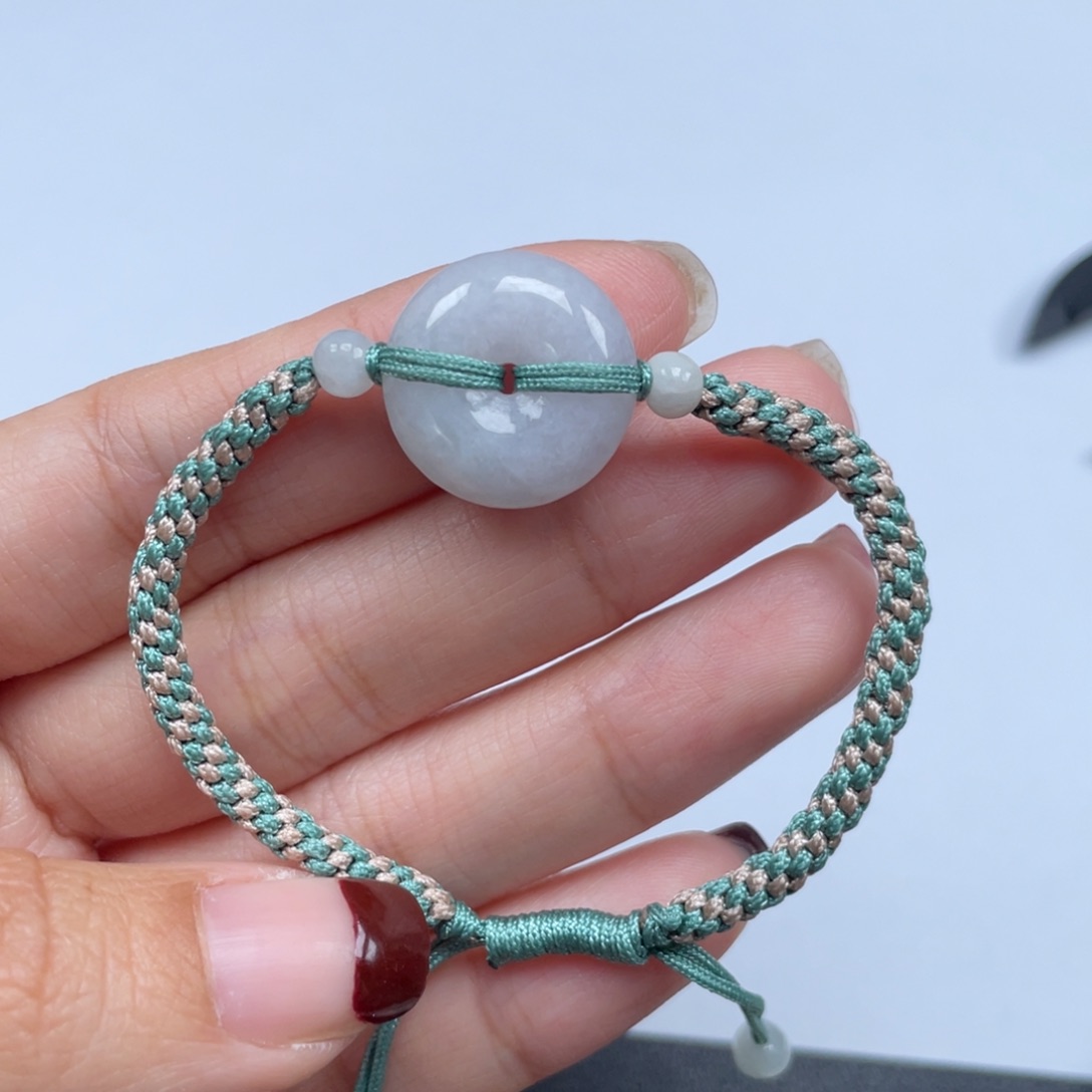 翡翠手链未镶嵌纯天然a货缅甸翡翠包邮