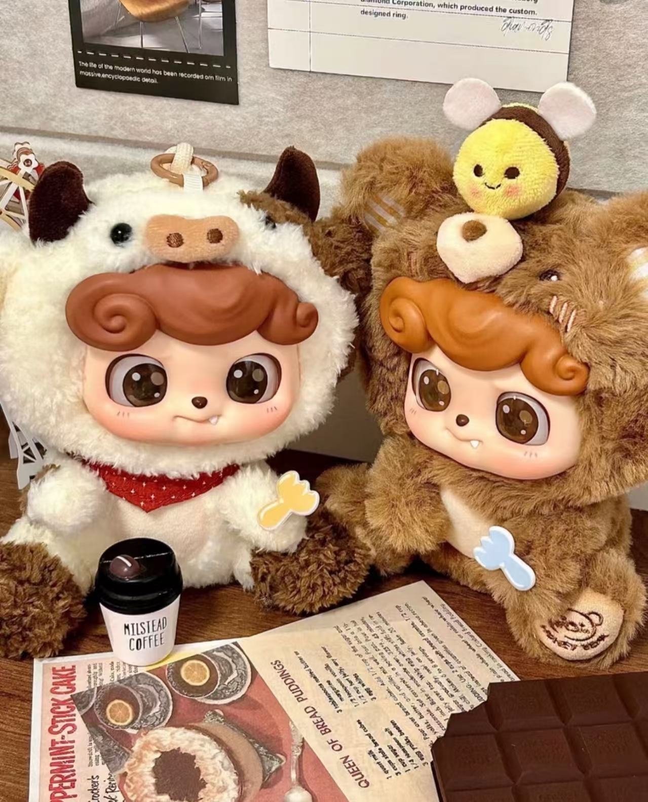 （七崽）动物幼稚园系列毛绒手办可爱公仔盲盒玩偶模型礼物
