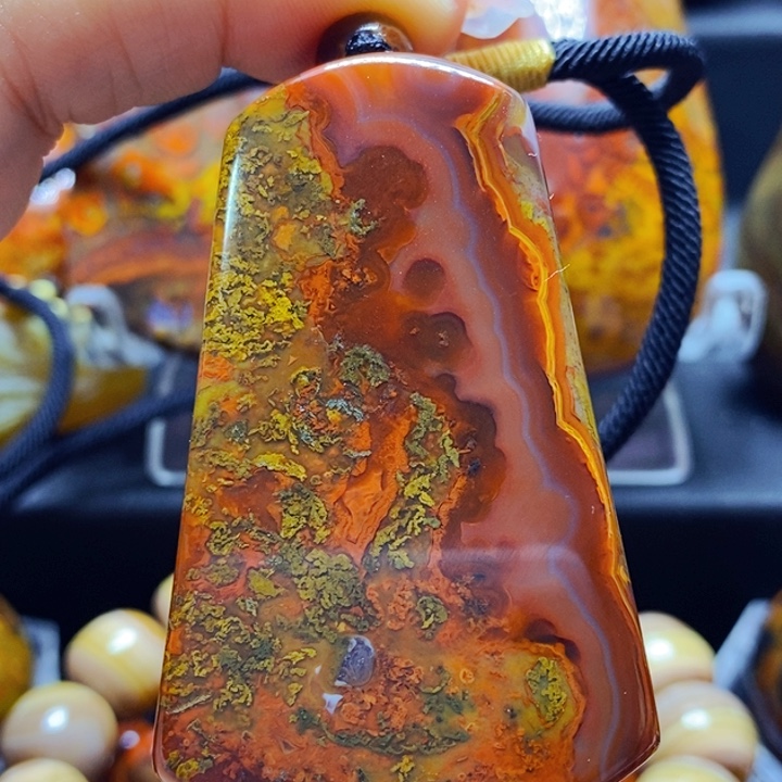 玛瑙/玉髓吊坠(不含链)未镶嵌