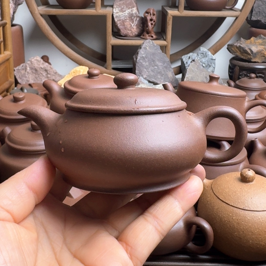 茶壶紫砂150cc明炉嫩底槽清