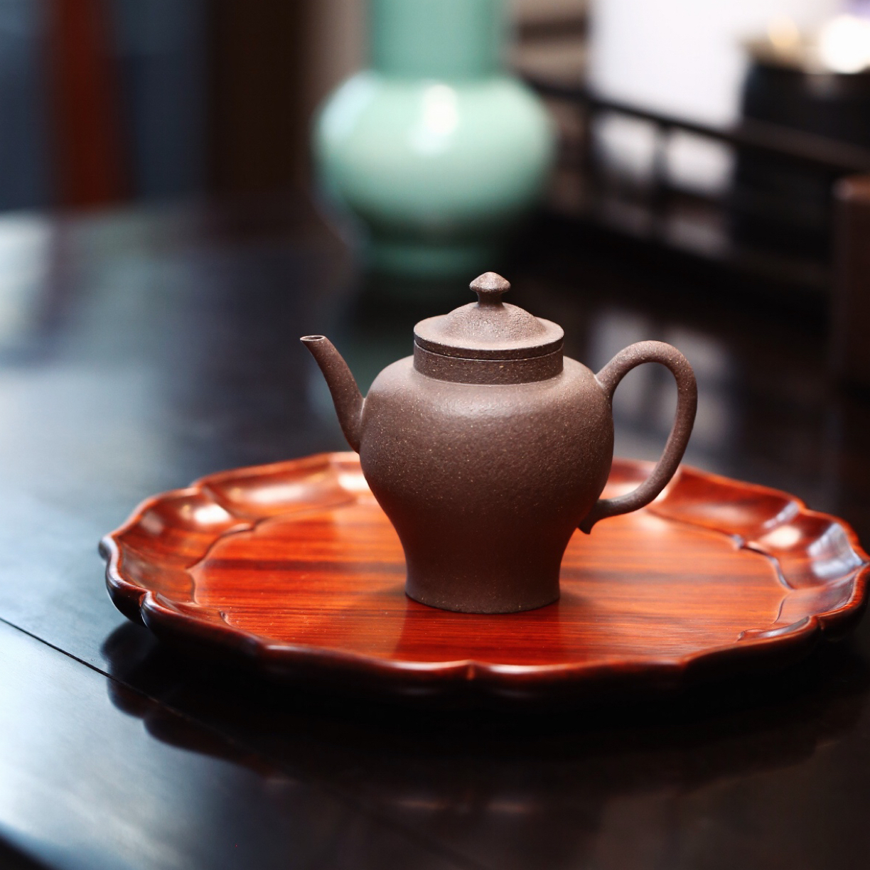 应志远 古瓯 闲舍 原矿紫泥110古法纯手工紫砂壶