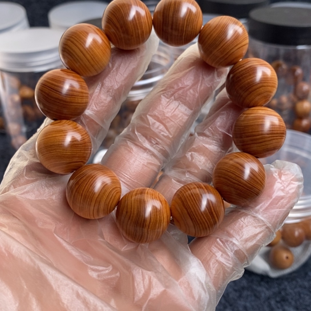 柏木手串/手链白粉碳化料太行陈化黑油2.0