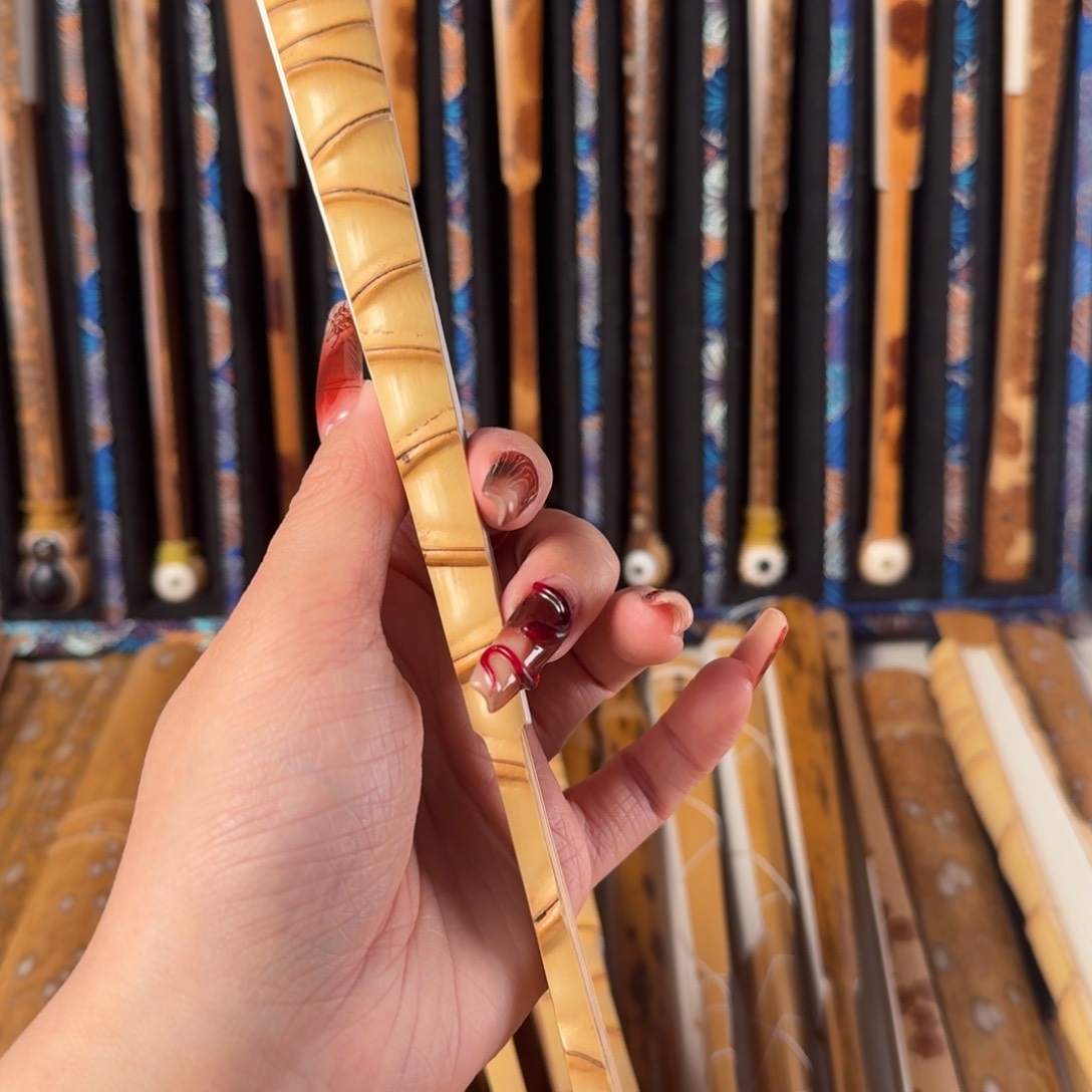 扇子老*子兵哥扇艺斑竹折扇