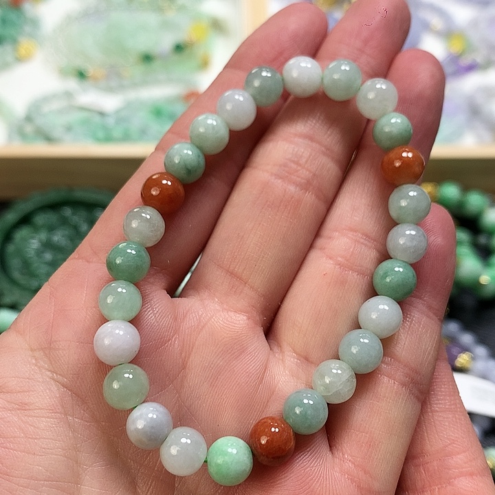 翡翠手链未镶嵌手串