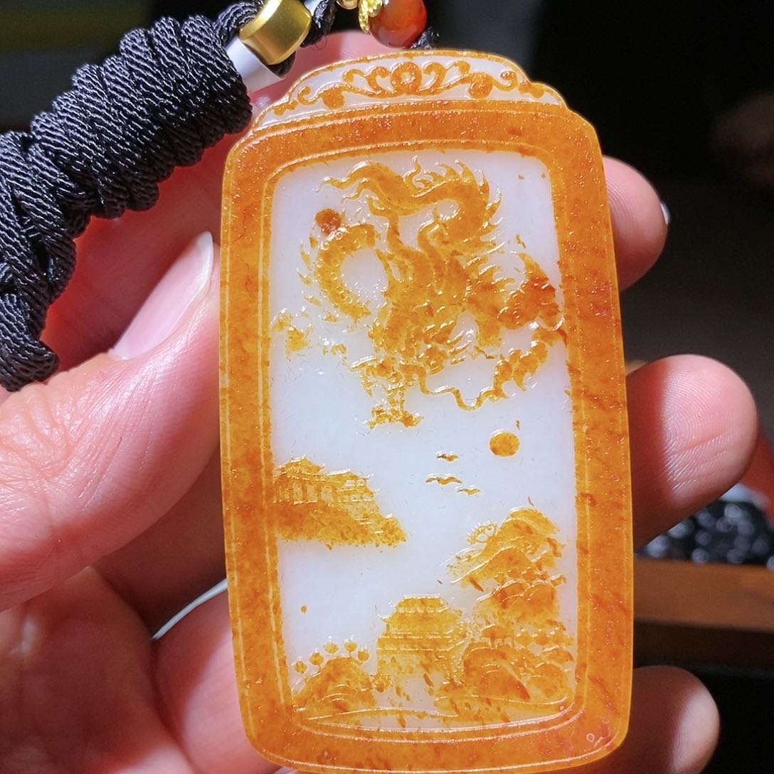 和田玉挂件未镶嵌