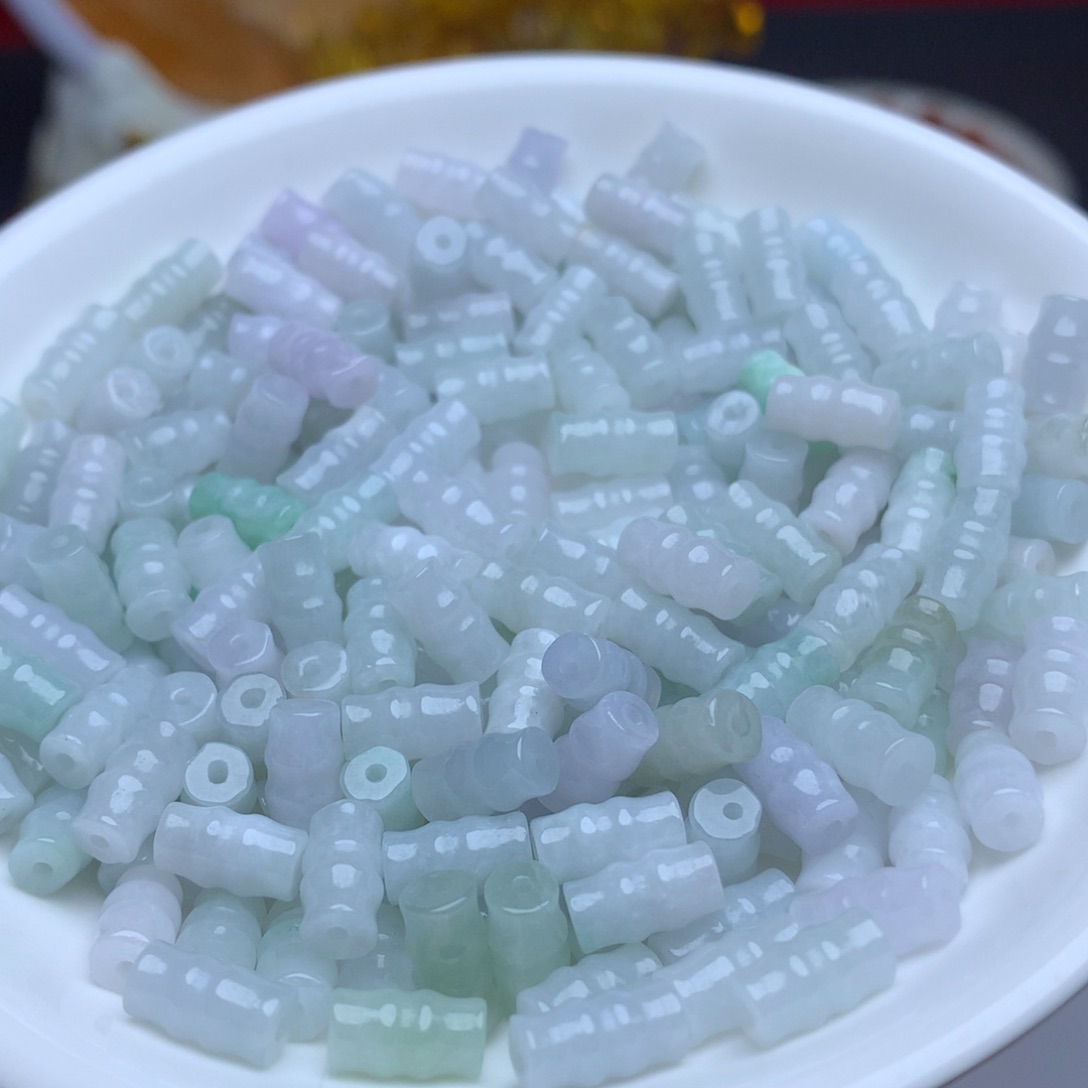 【闪购商品】翡翠手链未镶嵌卡5乘9冰竹节100个