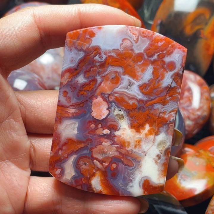 玛瑙/玉髓战国红玛瑙挂件未镶嵌安**安