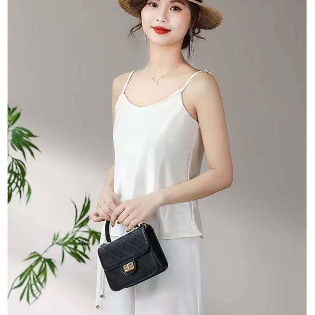 （南油小敏/小吊带）醋酸小吊带气质时尚小吊带背心女内搭夏季新款