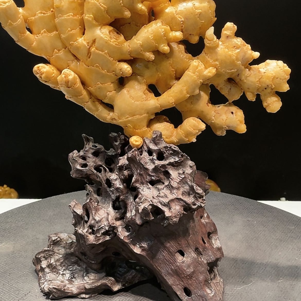 【闪购商品】寿山石养*生姜摆件工艺品