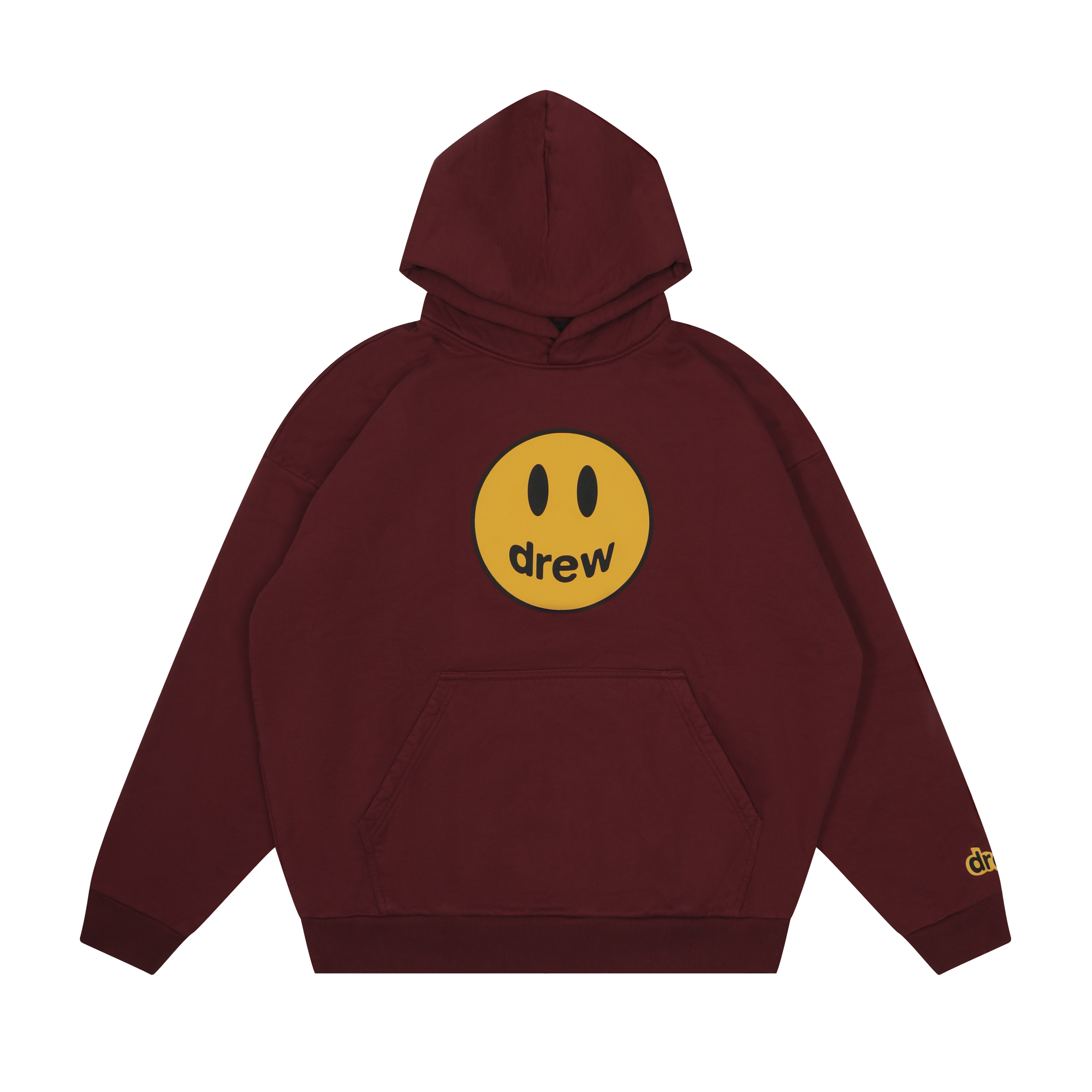 drew house Logo印p花宽松连帽套头长袖卫衣