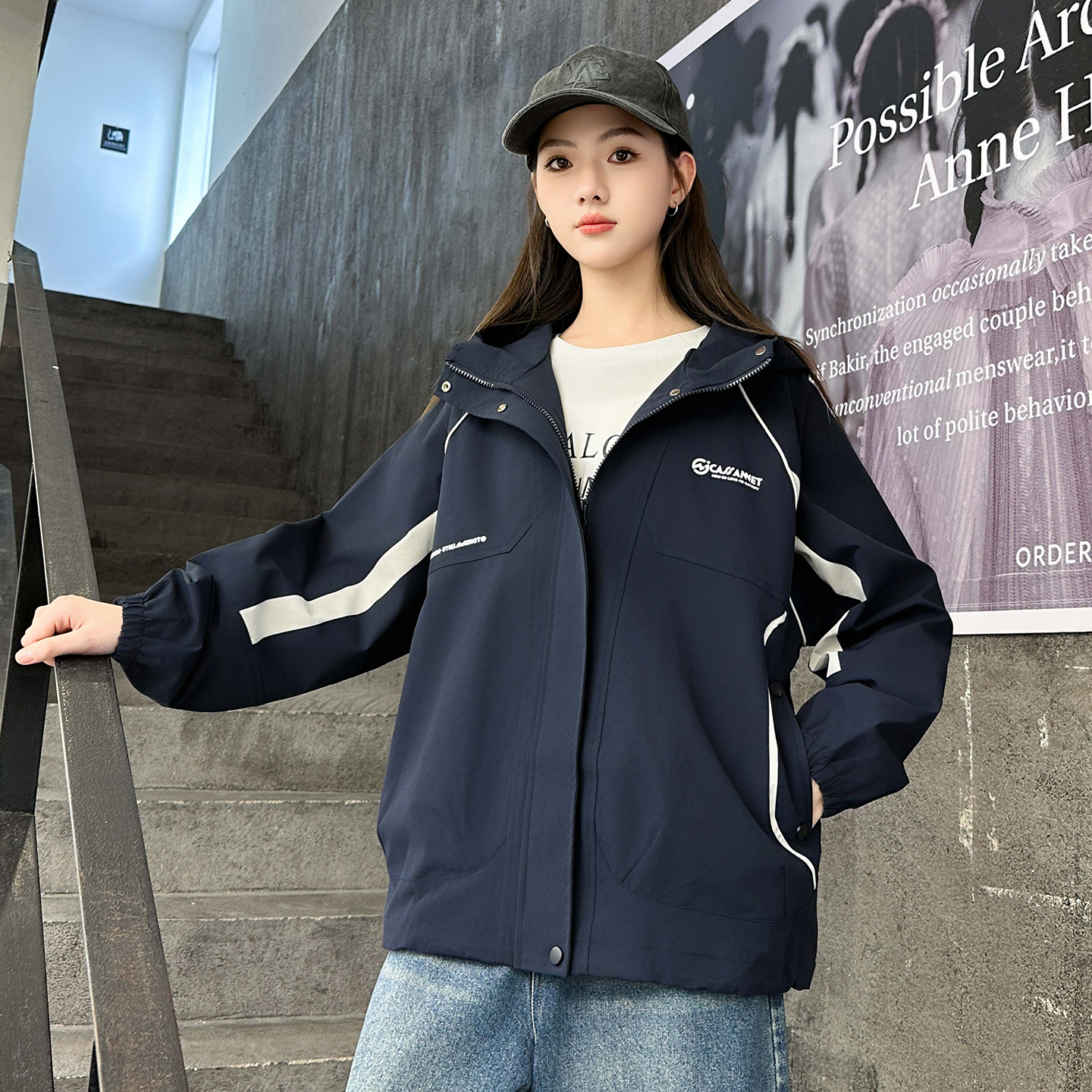 女大童外套春秋2025新款儿童洋气休闲初高中学生上衣大童秋装风衣