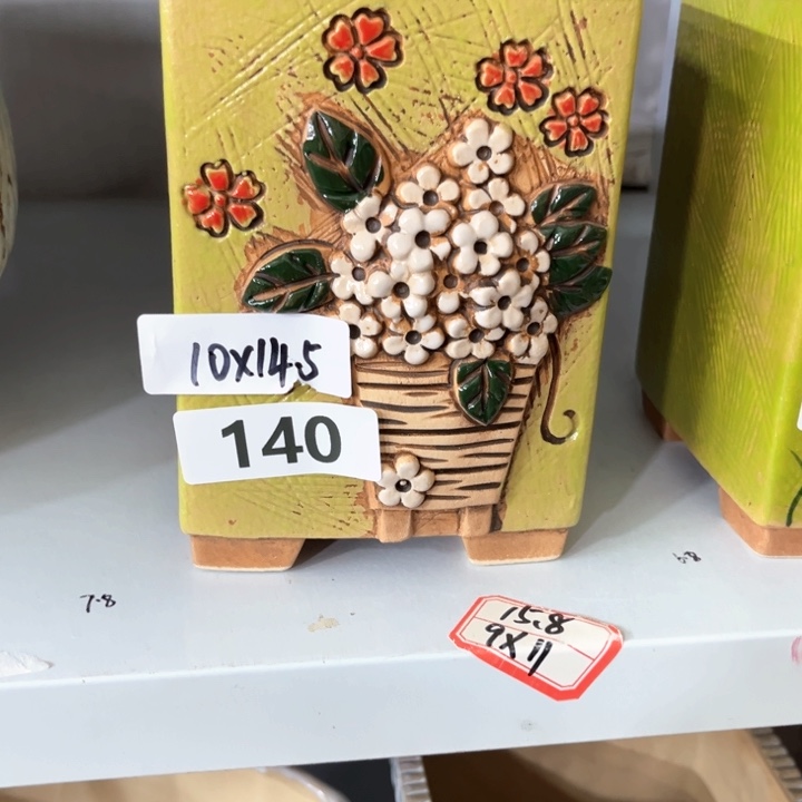 紫砂花盆粗陶材质多肉花盆