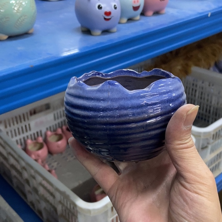陶瓷花盆单场满9.9发9*7