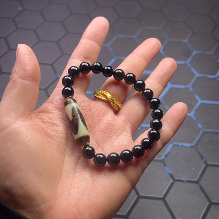 吊坠星月菩提项链