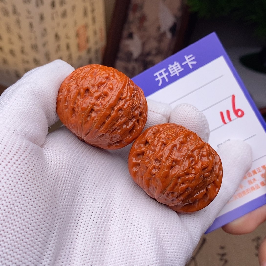 文玩核桃把件40铁锤116