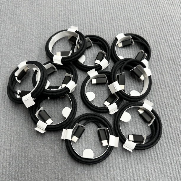 准新品 Apple/苹果 原装黑色 双C编织线iPad拆机线 适用于15/16