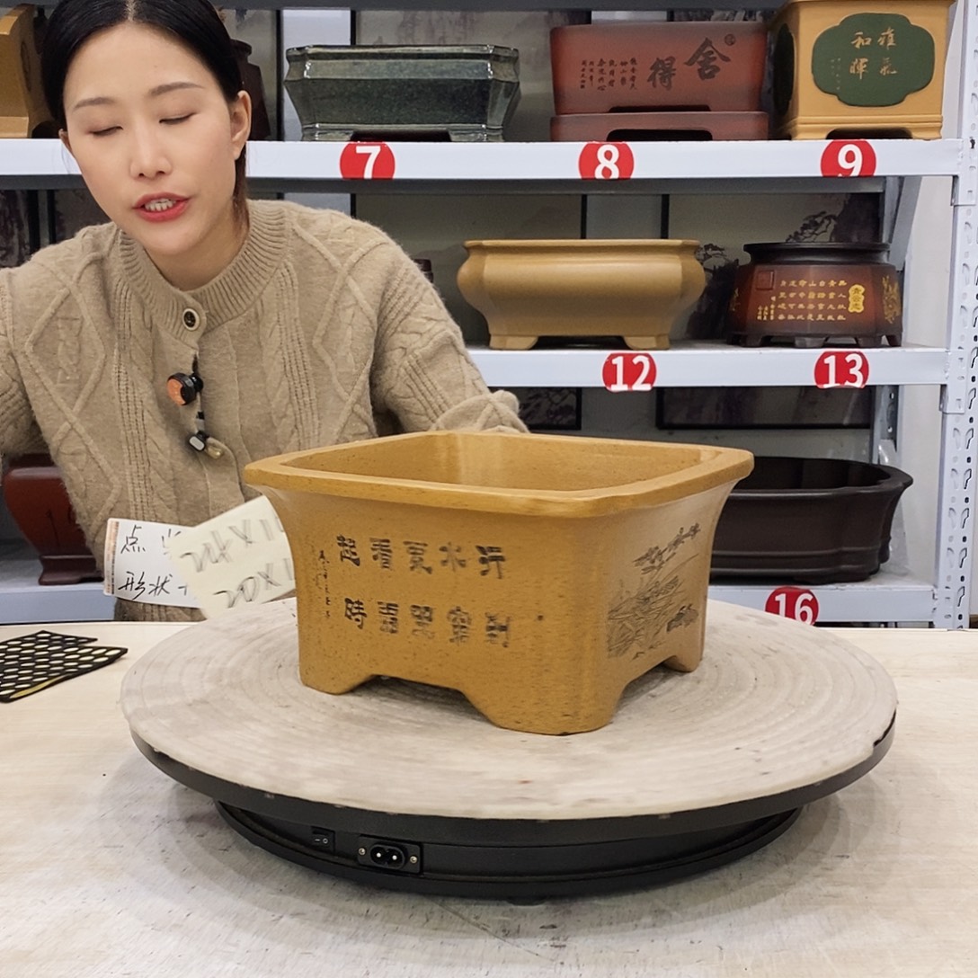 紫砂花盆紫砂花盆