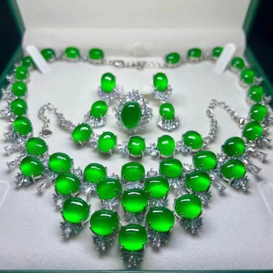 Q典藏品 绿圆四件套时尚美观大气美轮美奂尽显魅力