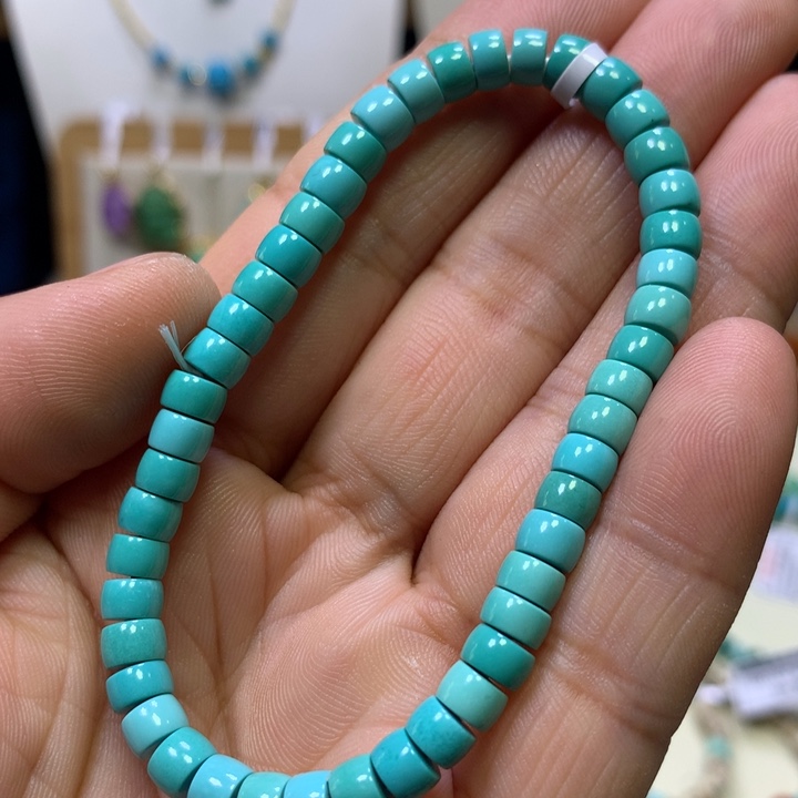 绿松石未镶嵌直切